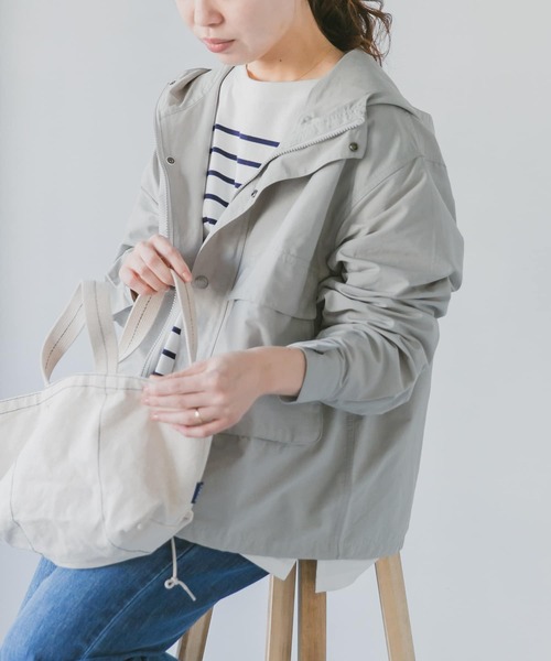 『42サイズ/WEB限定』コットンナイロンクロスカラーマウンテンパーカー