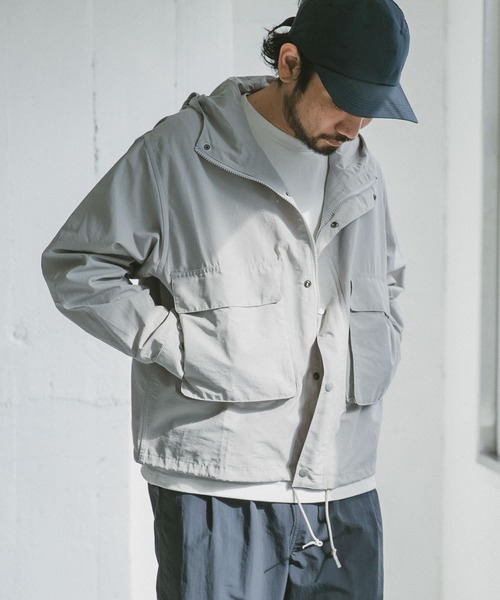 『42サイズ/WEB限定』コットンナイロンクロスカラーマウンテンパーカー