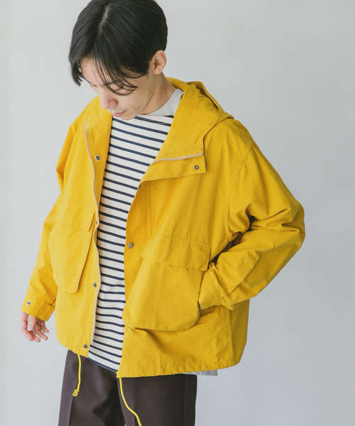 『42サイズ/WEB限定』コットンナイロンクロスカラーマウンテンパーカー