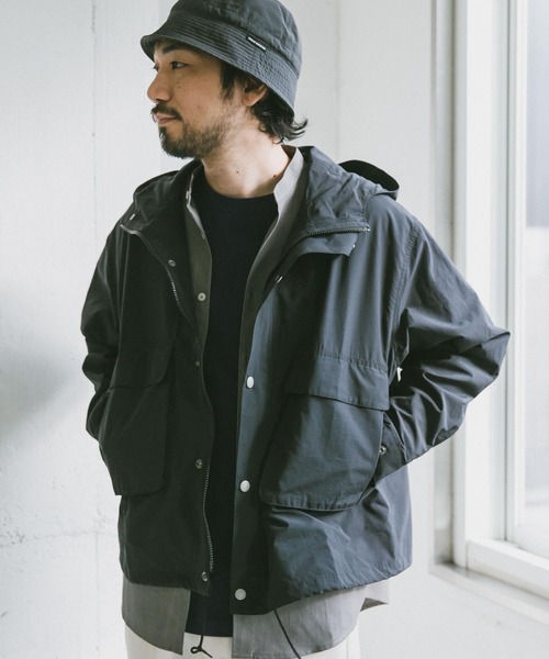 『42サイズ/WEB限定』コットンナイロンクロスカラーマウンテンパーカー