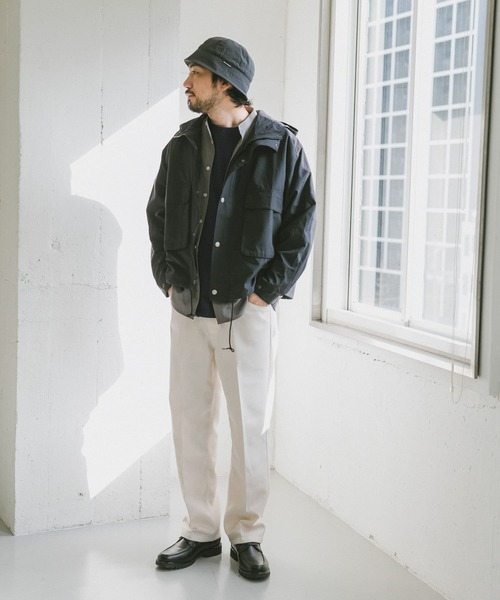 『42サイズ/WEB限定』コットンナイロンクロスカラーマウンテンパーカー