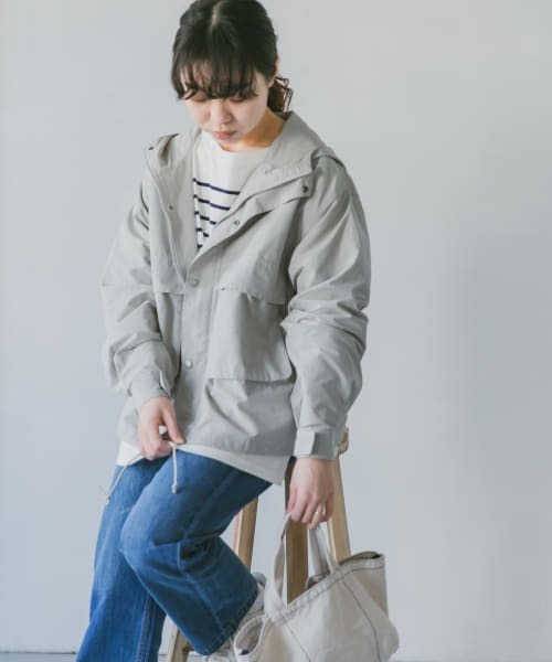 『42サイズ/WEB限定』コットンナイロンクロスカラーマウンテンパーカー