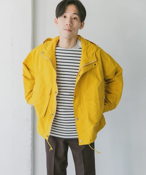 『42サイズ/WEB限定』コットンナイロンクロスカラーマウンテンパーカー