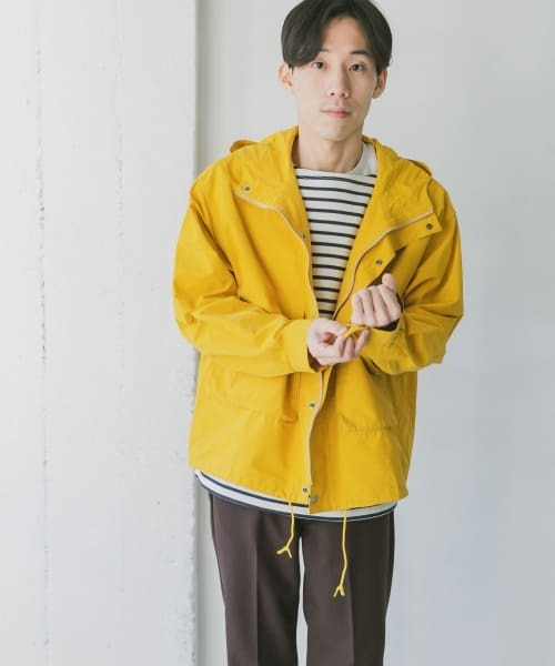 『42サイズ/WEB限定』コットンナイロンクロスカラーマウンテンパーカー