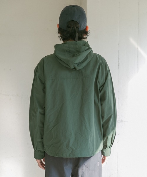 『42サイズ/WEB限定』コットンナイロンクロスカラーマウンテンパーカー