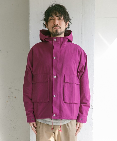 『42サイズ/WEB限定』コットンナイロンクロスカラーマウンテンパーカー