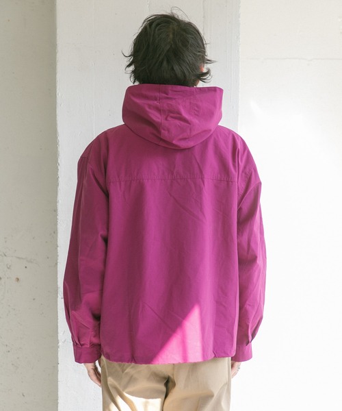 『42サイズ/WEB限定』コットンナイロンクロスカラーマウンテンパーカー