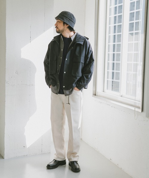 『42サイズ/WEB限定』コットンナイロンクロスカラーマウンテンパーカー