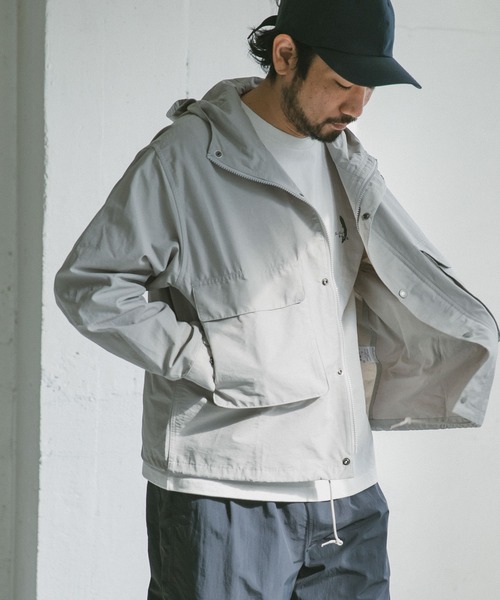 『42サイズ/WEB限定』コットンナイロンクロスカラーマウンテンパーカー