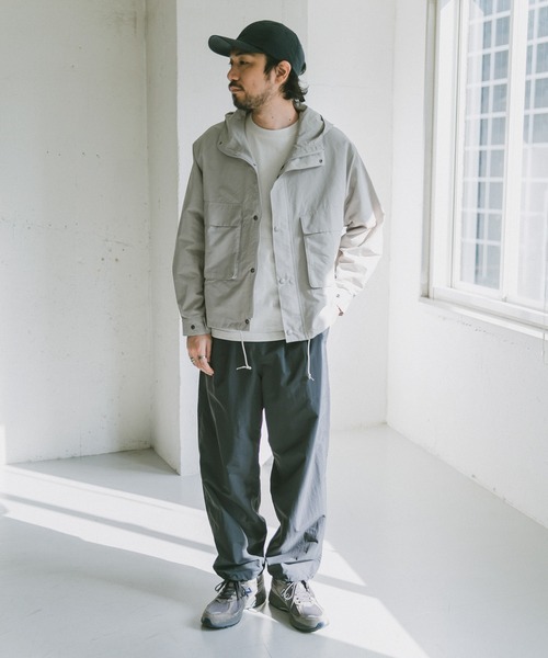 『42サイズ/WEB限定』コットンナイロンクロスカラーマウンテンパーカー