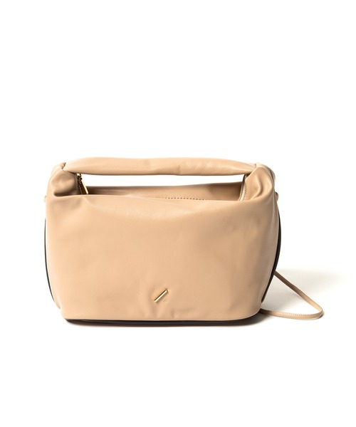 R/b nestle to BEAURE(アールビー)の「Rb カウレザー 2tone Onehandle Shoulder(ハンドバッグ・レディース・ブラウン/ブラック/ベージュ/アイボリー・FREE)」の19枚目の写真