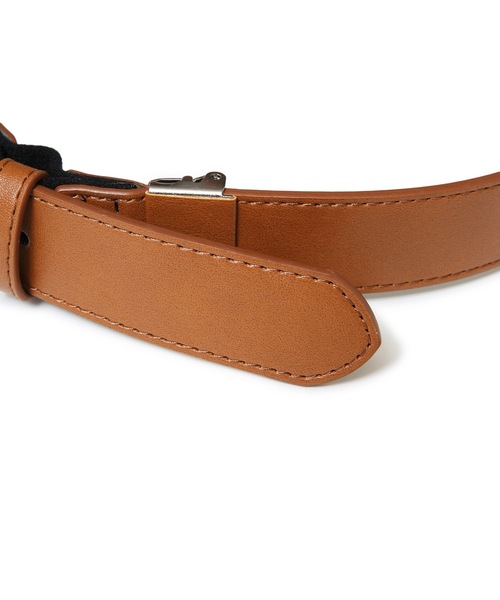 EDWIN（エドウィン）の「【EDWIN/エドウィン】ヘッドストレッチ35mmベルト フェイクレザー使用（ベルト・メンズ・ホワイト/ブラック/ダークブラウン/ネイビー/ブラウン・FREE）」の7枚目の写真