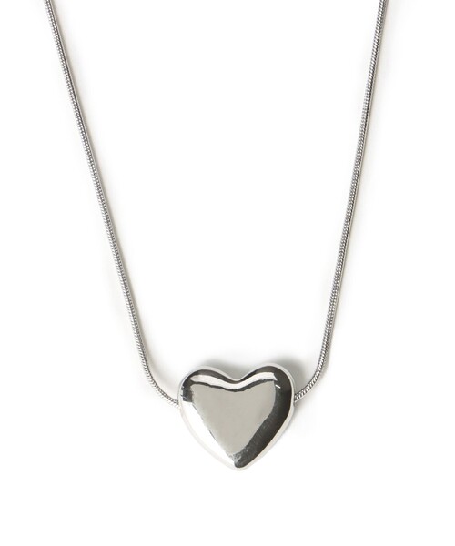 BEAMS HEART(ビームスハート)の「立体ハート ネックレス(ネックレス・レディース・シルバー/ゴールド・ONE SIZE)」の12枚目の写真