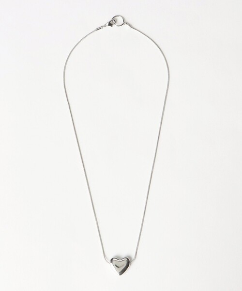 BEAMS HEART(ビームスハート)の「立体ハート ネックレス(ネックレス・レディース・シルバー/ゴールド・ONE SIZE)」の11枚目の写真