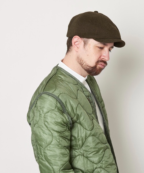 Mighty Shine（マイティシャイン）の「Bill Serge / 1223010 MIGHTY SHINE マイティシャイン　Bill ハンチング キャスケット ベレー ビル（ハンチング/ベレー帽・メンズ・ブラック/ブラウン/ネイビー/オリーブ・M/L）」の7枚目の写真