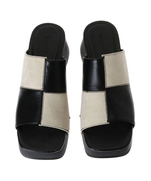 jouetie(ジュエティ)の「チェッカーサボサンダル(サンダル・レディース・ブラック/パープル・M/L)」の11枚目の写真