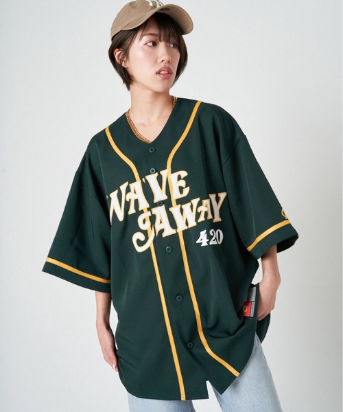 GALLIS ADDICTION(ガリスアディクション)の「GA BASEBALL SHIRT(シャツ/ブラウス・メンズ・グリーン/ブラック/ホワイト・L/M)」の3枚目の写真