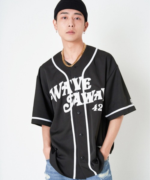 GALLIS ADDICTION(ガリスアディクション)の「GA BASEBALL SHIRT(シャツ/ブラウス・メンズ・グリーン/ブラック/ホワイト・L/M)」の1枚目の写真