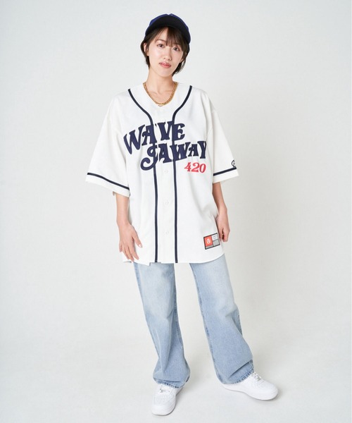GALLIS ADDICTION(ガリスアディクション)の「GA BASEBALL SHIRT(シャツ/ブラウス・メンズ・グリーン/ブラック/ホワイト・L/M)」の4枚目の写真