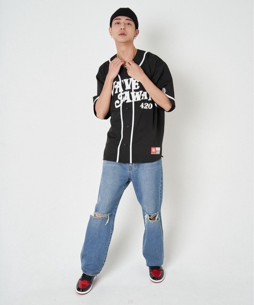 GALLIS ADDICTION(ガリスアディクション)の「GA BASEBALL SHIRT(シャツ/ブラウス・メンズ・グリーン/ブラック/ホワイト・L/M)」の14枚目の写真