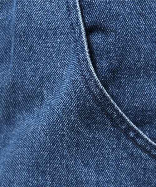 Kastane（カスタネ）の「【Kastane】デニムV開きワンピース（ワンピース・レディース・ブルー・FREE）」の10枚目の写真