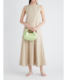 Mila Owen | チューブトップ付背中あきワンピース　手洗い可能(ワンピース)