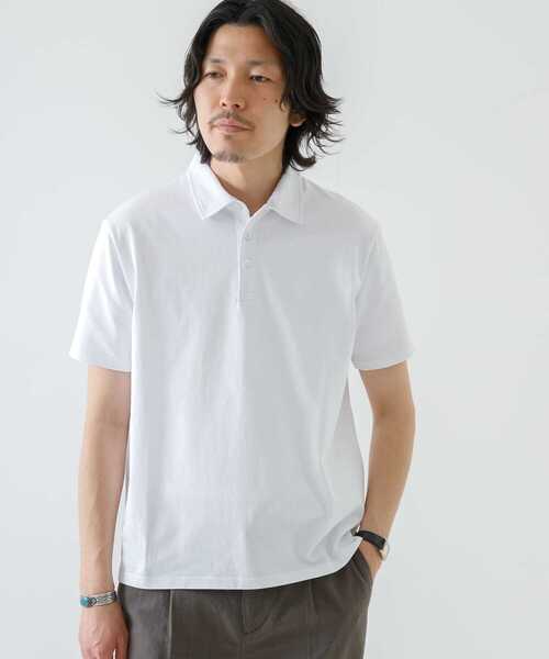 URBAN RESEARCH ROSSO MEN（アーバンリサーチロッソメン）の「『XLサイズあり』『抗菌/防臭』ハイパフォーマンスコットン天竺ポロシャツ（ポロシャツ・メンズ・ホワイト/ブラック/グレー系その他/カーキ/ネイビー/オレンジ・SMALL/MEDIUM/LARGE/X-LARGE）」の8枚目の写真