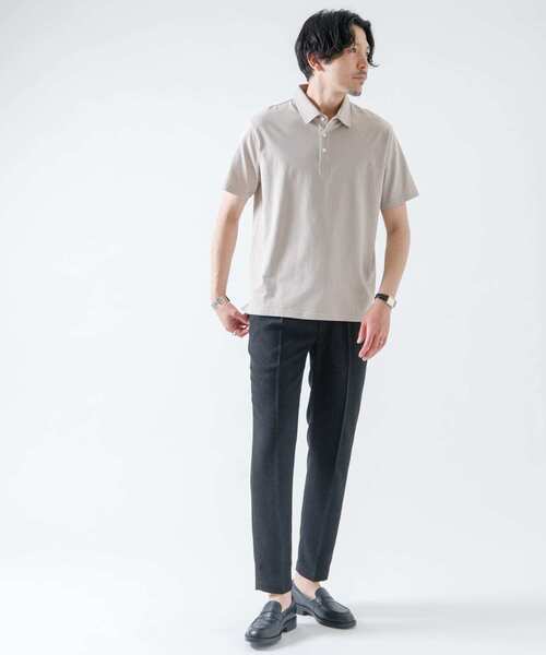 URBAN RESEARCH ROSSO MEN（アーバンリサーチロッソメン）の「『XLサイズあり』『抗菌/防臭』ハイパフォーマンスコットン天竺ポロシャツ（ポロシャツ・メンズ・ホワイト/ブラック/グレー系その他/カーキ/ネイビー/オレンジ・SMALL/MEDIUM/LARGE/X-LARGE）」の17枚目の写真