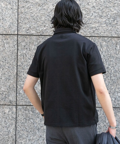 URBAN RESEARCH ROSSO MEN（アーバンリサーチロッソメン）の「『XLサイズあり』『抗菌/防臭』ハイパフォーマンスコットン天竺ポロシャツ（ポロシャツ・メンズ・ホワイト/ブラック/グレー系その他/カーキ/ネイビー/オレンジ・SMALL/MEDIUM/LARGE/X-LARGE）」の20枚目の写真