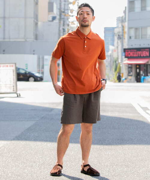 URBAN RESEARCH ROSSO MEN（アーバンリサーチロッソメン）の「『XLサイズあり』『抗菌/防臭』ハイパフォーマンスコットン天竺ポロシャツ（ポロシャツ・メンズ・ホワイト/ブラック/グレー系その他/カーキ/ネイビー/オレンジ・SMALL/MEDIUM/LARGE/X-LARGE）」の22枚目の写真