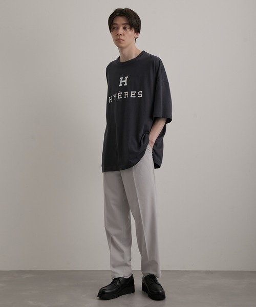 JUNRED(ジュンレッド)の「エアリーストレッチタックストレートパンツ(スラックス・メンズ・チャコールグレー/ライトグレー/ダークグリーン・L/M/S)」の10枚目の写真