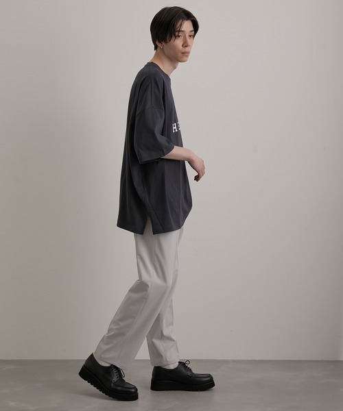 JUNRED(ジュンレッド)の「エアリーストレッチタックストレートパンツ(スラックス・メンズ・チャコールグレー/ライトグレー/ダークグリーン・L/M/S)」の11枚目の写真