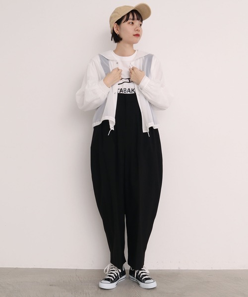 I am I in fact...（アイアムアイインファクト）の「●Organdy SAILOR COLLAR ブルゾン（ブルゾン・レディース・サックスブルー/ブラック/ホワイト・FREE）」の9枚目の写真