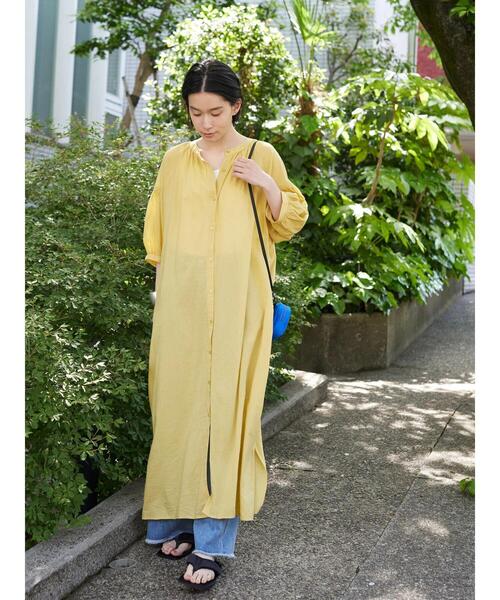 AMERICAN HOLIC（アメリカンホリック）の「ラグランスリーブ袖ボリュームワンピース（ワンピース・レディース・オフホワイト/その他14/イエロー/サックスブルー・M/L）」の15枚目の写真