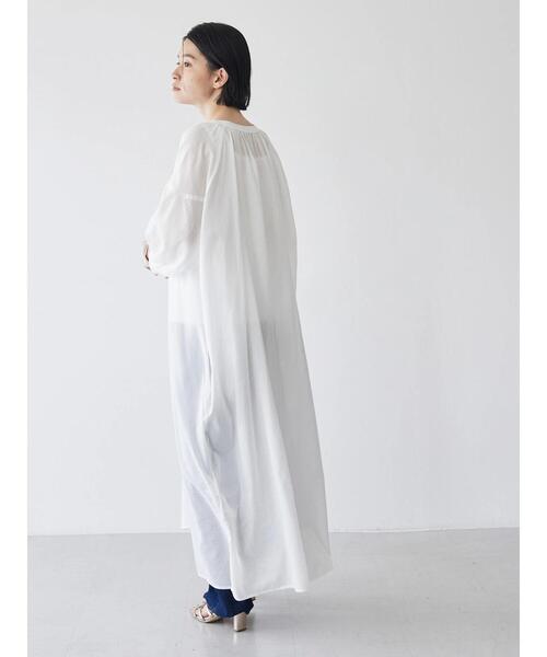 AMERICAN HOLIC（アメリカンホリック）の「ラグランスリーブ袖ボリュームワンピース（ワンピース・レディース・オフホワイト/その他14/イエロー/サックスブルー・M/L）」の22枚目の写真