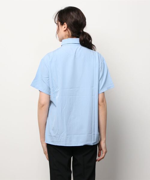 gossip！ロサンゼルス（ゴシップロサンゼルス）の「ビッグシルエットシャツ（シャツ/ブラウス・レディース・イエロー/ホワイト/ピンク/ブルー・FREE）」の5枚目の写真