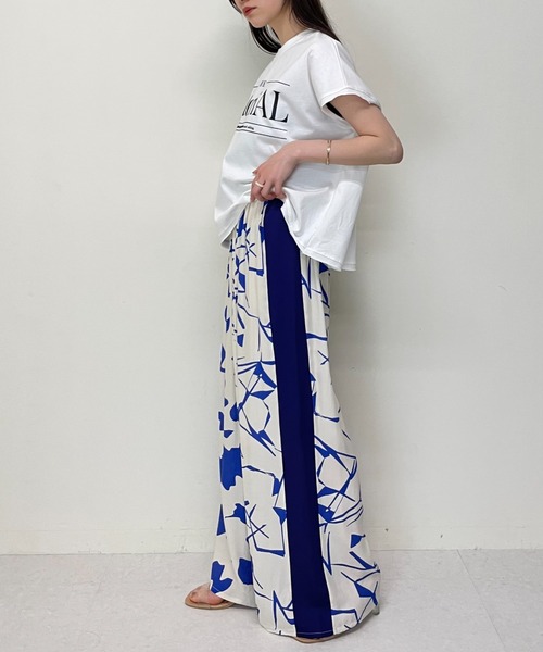 TEVALT(ヴァレット)の「サイド配色オリジナルptPT(その他パンツ・レディース・ベージュ/オフホワイト・38)」の13枚目の写真