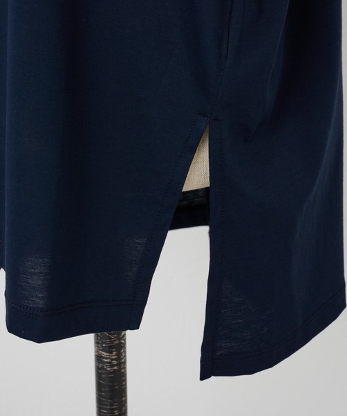 BEARDSLEY(ビアズリー)の「MarketワッペンゆるT(Tシャツ/カットソー・レディース・ホワイト/ネイビー・FREE)」の13枚目の写真