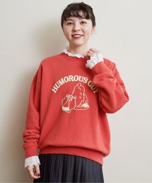 CHILD WOMAN | HUMOROUS GUY発泡プリント スウェット(Tシャツ/カットソー)