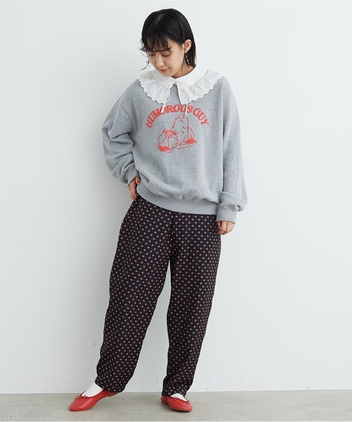 CHILD WOMEN　チャイルドウーマン　スウェット　ミニ裏毛　日本製 CHILD WOMAN（チャイルドウーマン）の「HUMOROUS GUY発泡