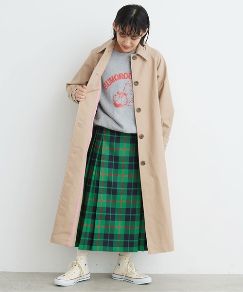 CHILD WOMAN(チャイルドウーマン)の「HUMOROUS GUY発泡プリント スウェット(Tシャツ/カットソー・レディース・ネイビー/レッド/グレー・FREE)」の6枚目の写真