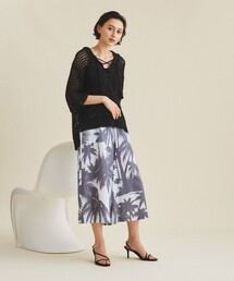 GRACE CLASS | リネンコットンプリントパンツ(その他パンツ)