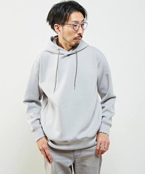 MEN'S MELROSE(メンズメルローズ)の「ミリオラメントWエアーフーディ(パーカー・メンズ・ワインレッド/ブラック/グレー/カーキ/チャコールグレー/アイボリー・4/3)」の4枚目の写真