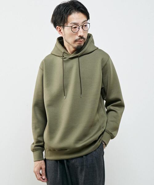 MEN'S MELROSE(メンズメルローズ)の「ミリオラメントWエアーフーディ(パーカー・メンズ・ワインレッド/ブラック/グレー/カーキ/チャコールグレー/アイボリー・4/3)」の5枚目の写真