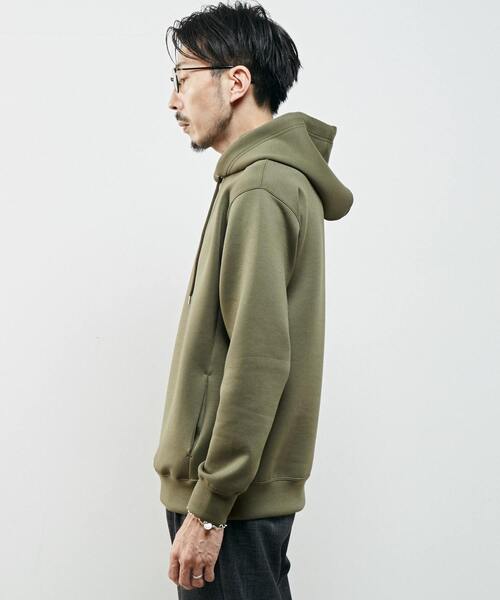 MEN'S MELROSE(メンズメルローズ)の「ミリオラメントWエアーフーディ(パーカー・メンズ・ワインレッド/ブラック/グレー/カーキ/チャコールグレー/アイボリー・4/3)」の13枚目の写真