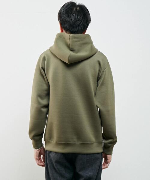 MEN'S MELROSE(メンズメルローズ)の「ミリオラメントWエアーフーディ(パーカー・メンズ・ワインレッド/ブラック/グレー/カーキ/チャコールグレー/アイボリー・4/3)」の14枚目の写真