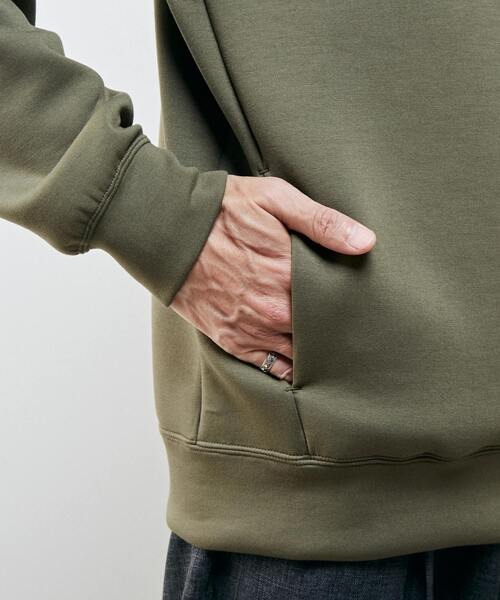 MEN'S MELROSE(メンズメルローズ)の「ミリオラメントWエアーフーディ(パーカー・メンズ・ワインレッド/ブラック/グレー/カーキ/チャコールグレー/アイボリー・4/3)」の17枚目の写真