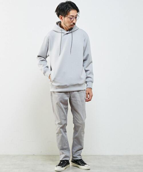 MEN'S MELROSE(メンズメルローズ)の「ミリオラメントWエアーフーディ(パーカー・メンズ・ワインレッド/ブラック/グレー/カーキ/チャコールグレー/アイボリー・4/3)」の7枚目の写真