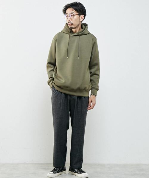 MEN'S MELROSE(メンズメルローズ)の「ミリオラメントWエアーフーディ(パーカー・メンズ・ワインレッド/ブラック/グレー/カーキ/チャコールグレー/アイボリー・4/3)」の8枚目の写真