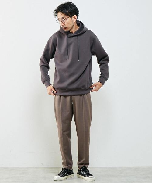 MEN'S MELROSE(メンズメルローズ)の「ミリオラメントWエアーフーディ(パーカー・メンズ・ワインレッド/ブラック/グレー/カーキ/チャコールグレー/アイボリー・4/3)」の10枚目の写真